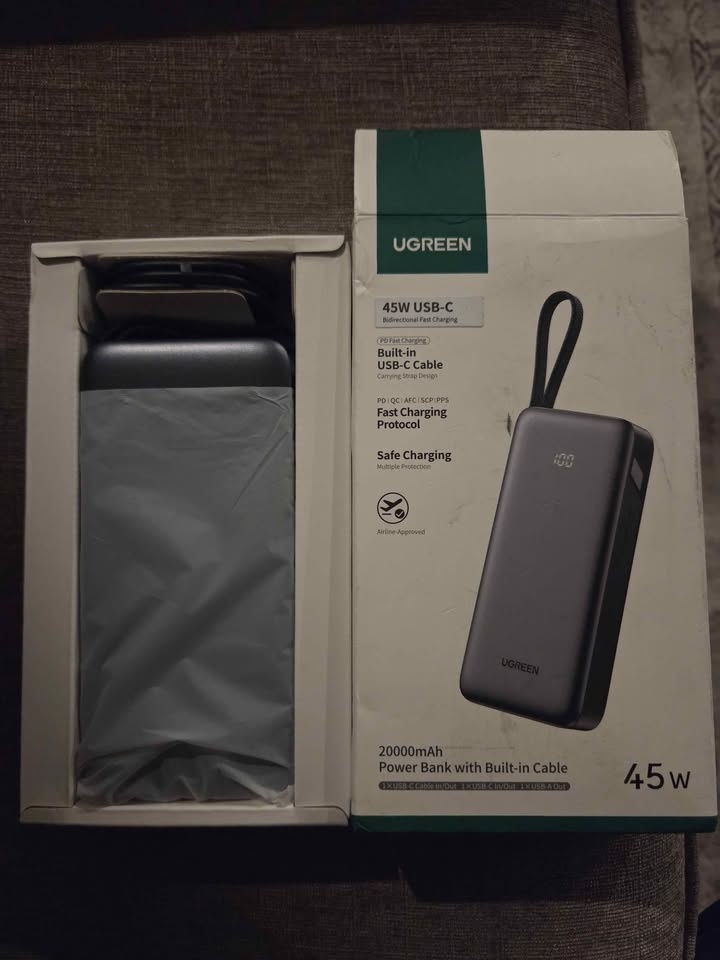 UGREEN 20000mAh 45W USB-C Power Bank - photo 4