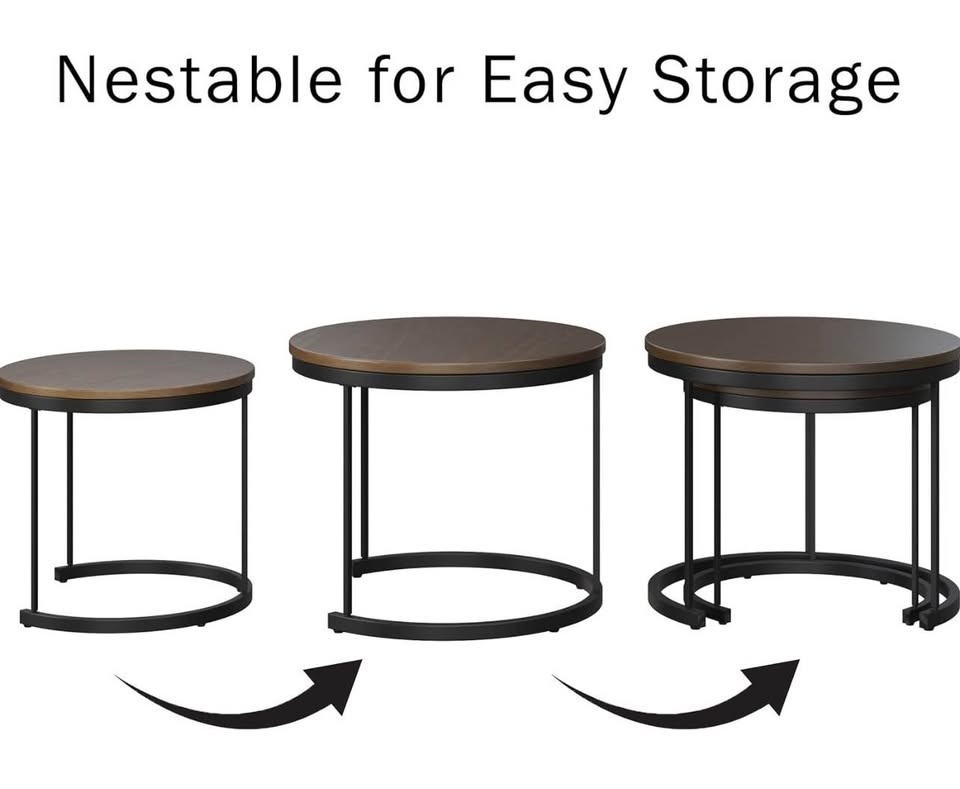 Nesting Coffee Tables, Set of 2 - photo 3