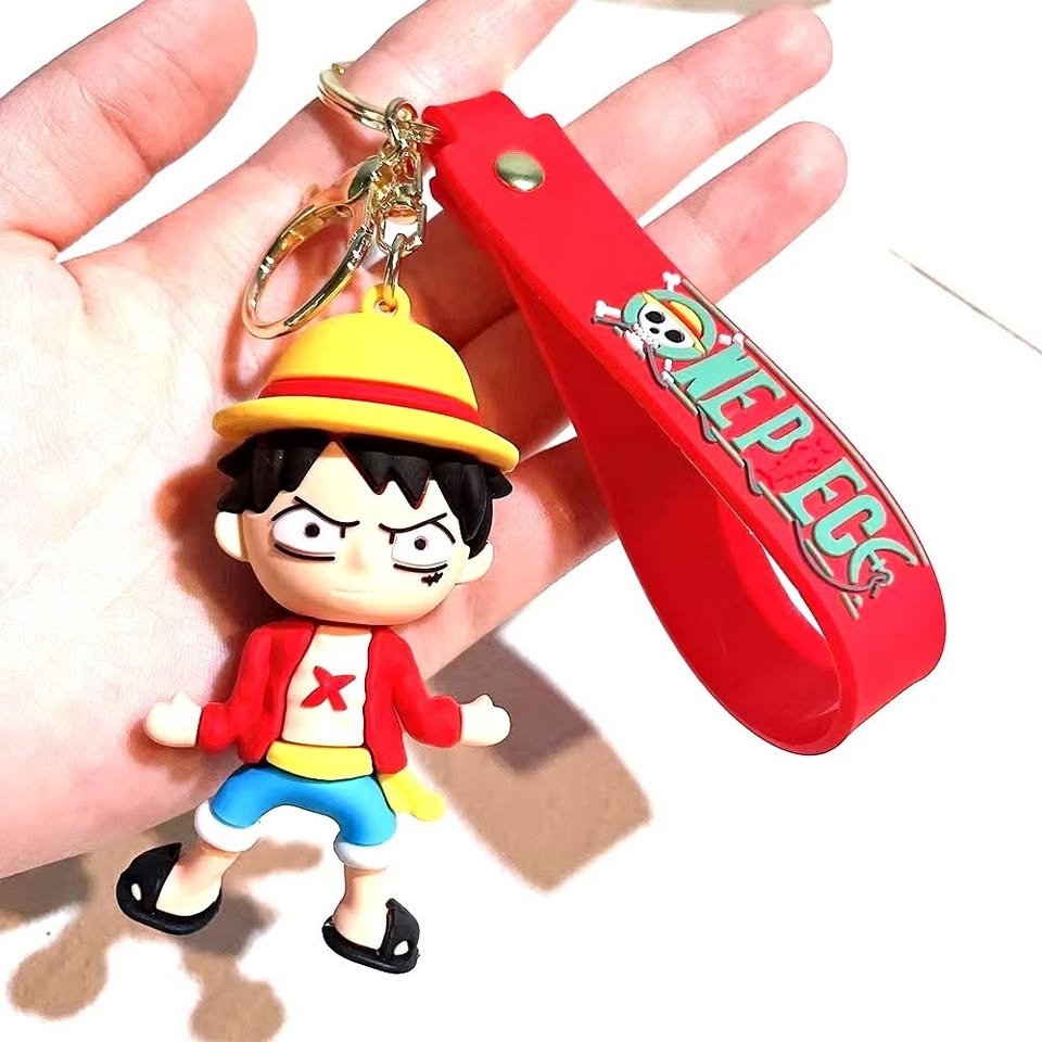 3 Pieces One Piece Keychain