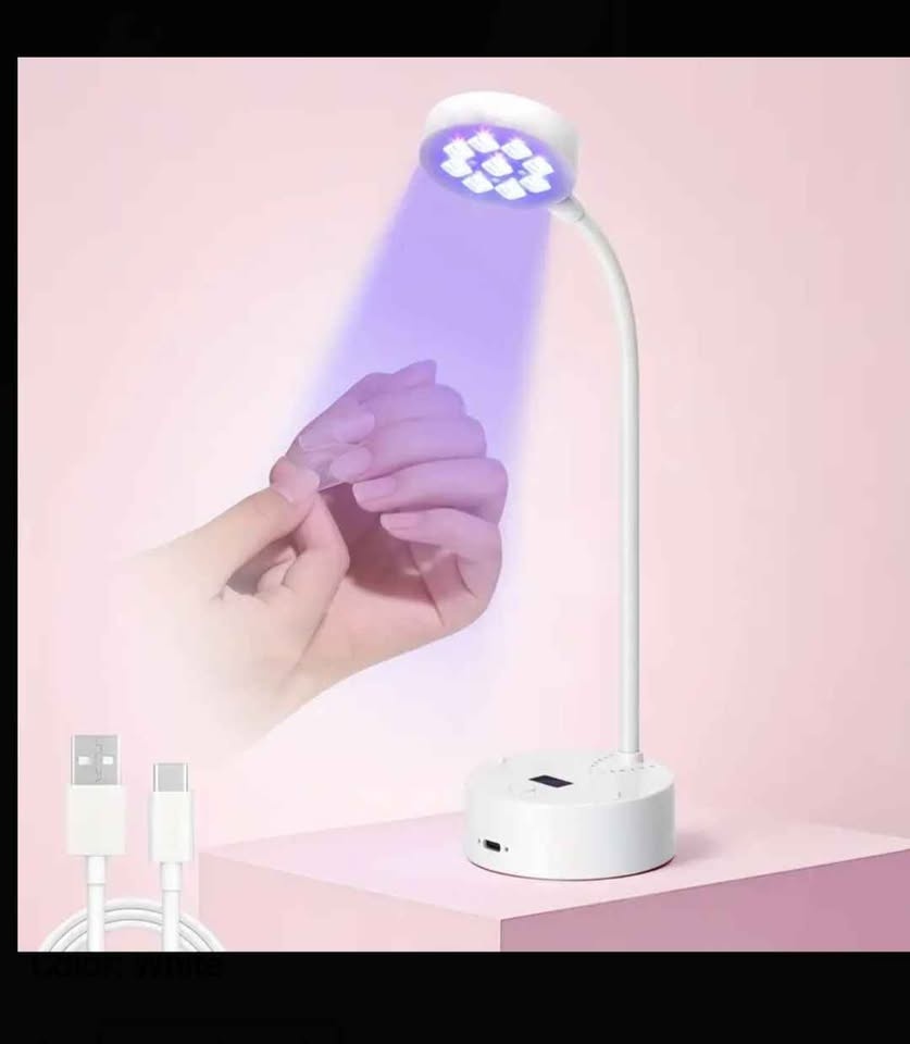 LED Nail Lamp Rechargeable with USB Cord - photo 2