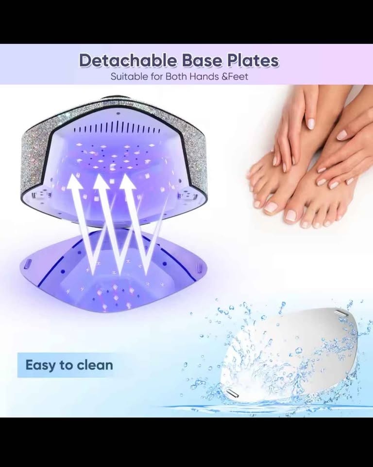 Rhinestone Nail Lamp, rechargeable - photo 3