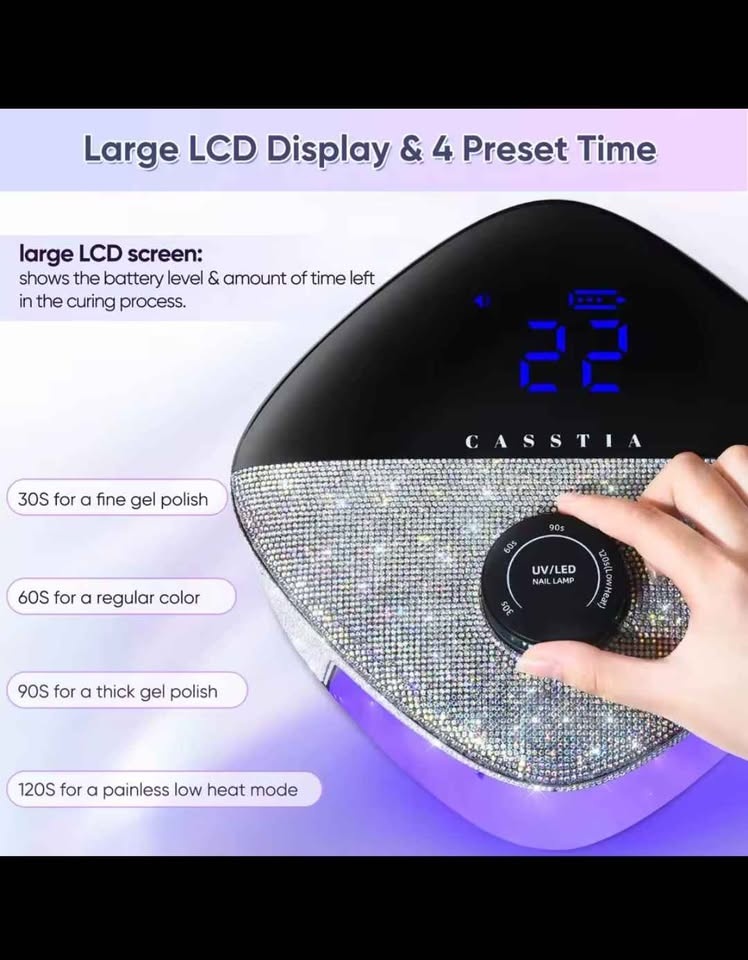 Rhinestone Nail Lamp, rechargeable - photo 4