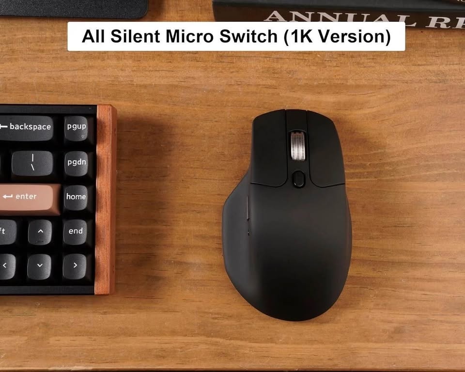 Keychron M6 All-Silent Wireless Gaming Mouse – Black - photo 2
