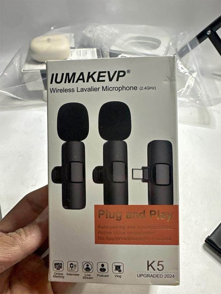 Wireless Dual Lapel Microphone – Type-C
