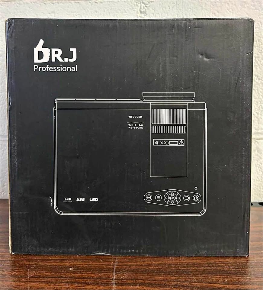 DR.J Mini Projector (2018 Upgraded) – 4” Portable
