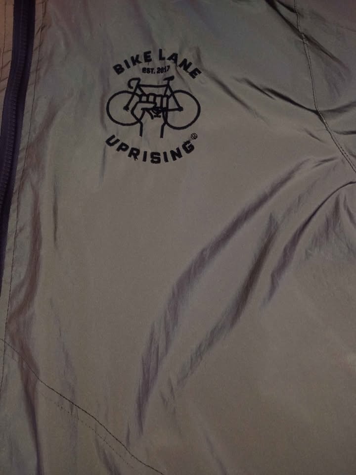 Bike Lane Uprising reflective windbreaker raincoat jacket - photo 2
