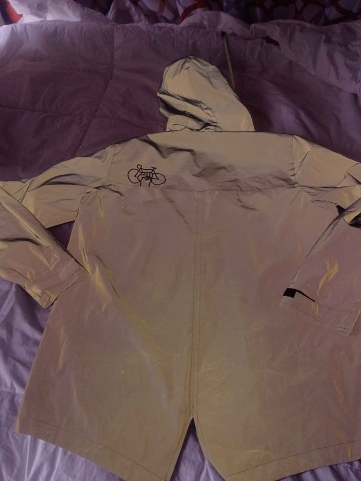 Bike Lane Uprising reflective windbreaker raincoat jacket - photo 4