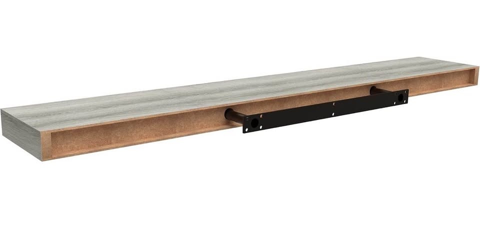 New-Natural Wood Floating Shelves, 24" Set of 2 - photo 3