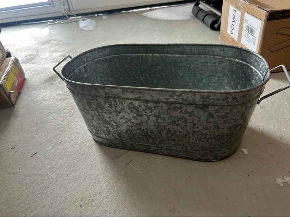 New-Oval Shape Galvanized Steel Tub with Side Handles - photo 4