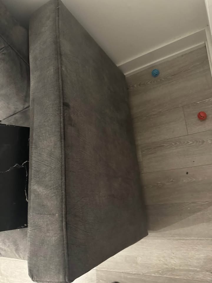 Grey Sectional Sofa with Pull-Out Bed - photo 5