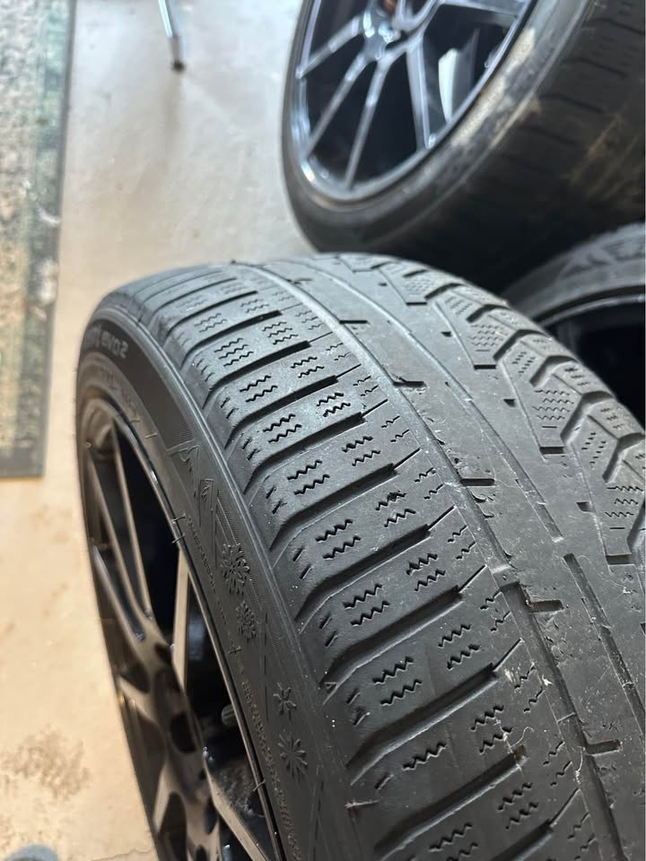 18” Black Alloy Winter Tires Set (225/45R18) – 5x114.3 - photo 5