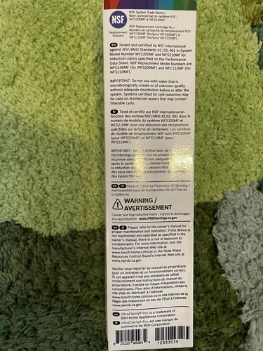Bosch Ultra Clarity Pro Refrigerator Water Filter - photo 4