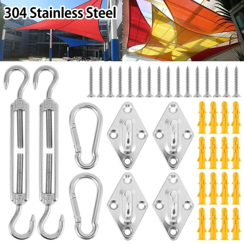 Sun Shade Sail 6" Hardware Kit