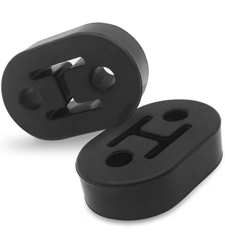 2pcs Heavy Duty Rubber Exhaust Tail Pipe Mount Bracket Hanger Bu