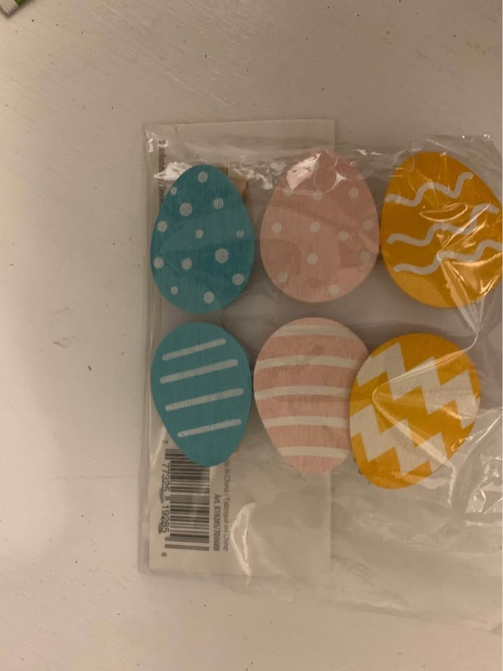 Wooden Easter Bunny and Egg Decorations - photo 4