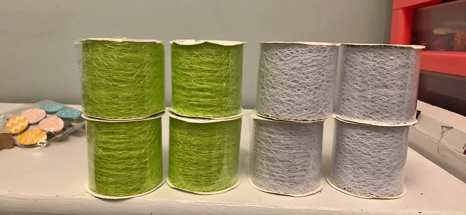 6 roll Decorative Ribbon Rolls