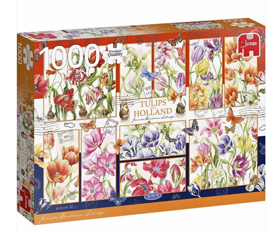 Jumbo Puzzle - Tulips from Holland (1000pcs)