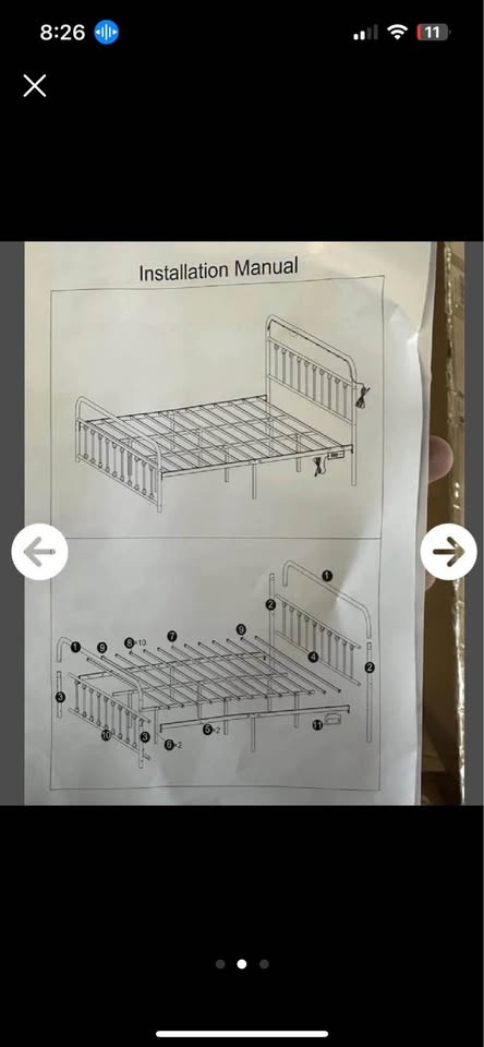new packed metal bed frame king - photo 2