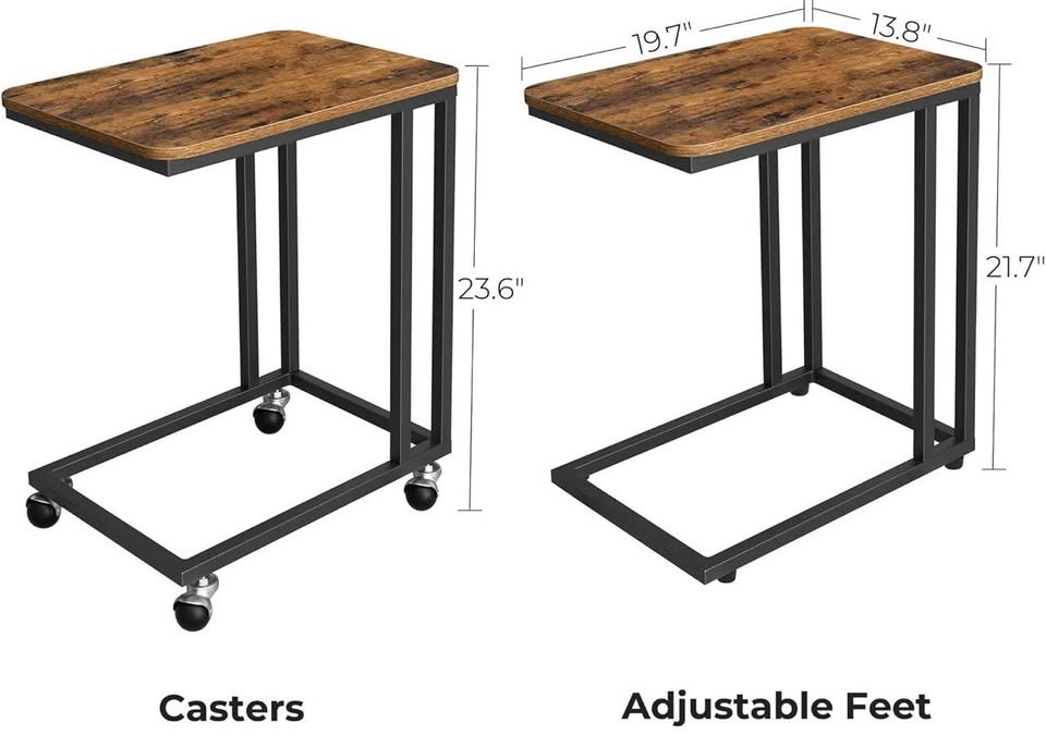 New-VASAGLE Snack Table, Sofa Side Table, End Table - photo 3