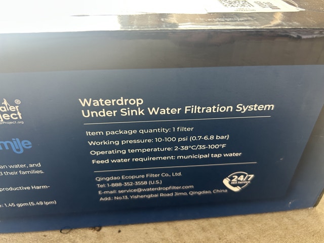 Waterdrop Under Sink Filter - photo 2