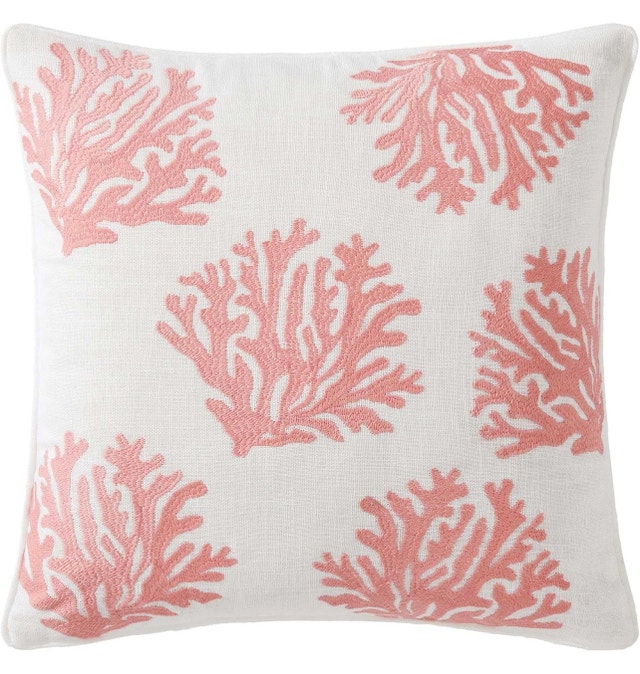 New-Coral Throw Pillow