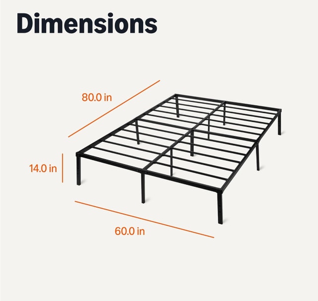 Amazon Basics Metal Bed Frame - photo 2