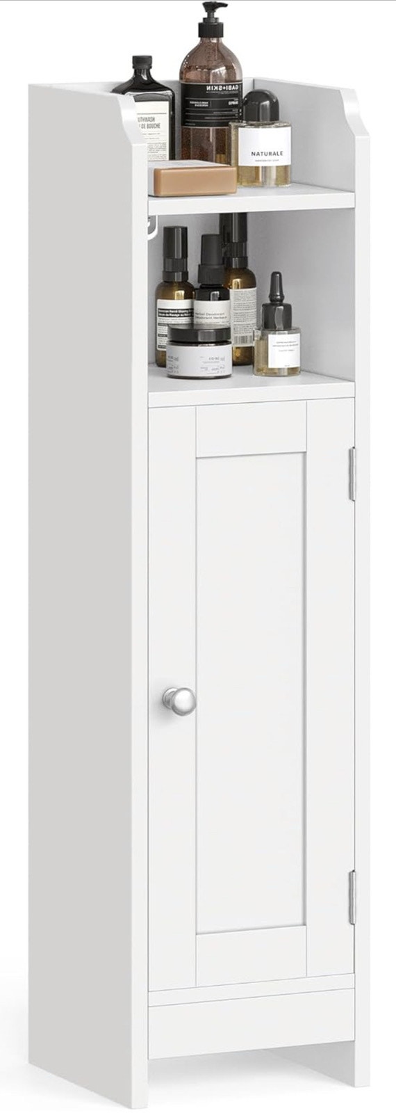VASAGLE Storage Corner Floor Cabinet with Door