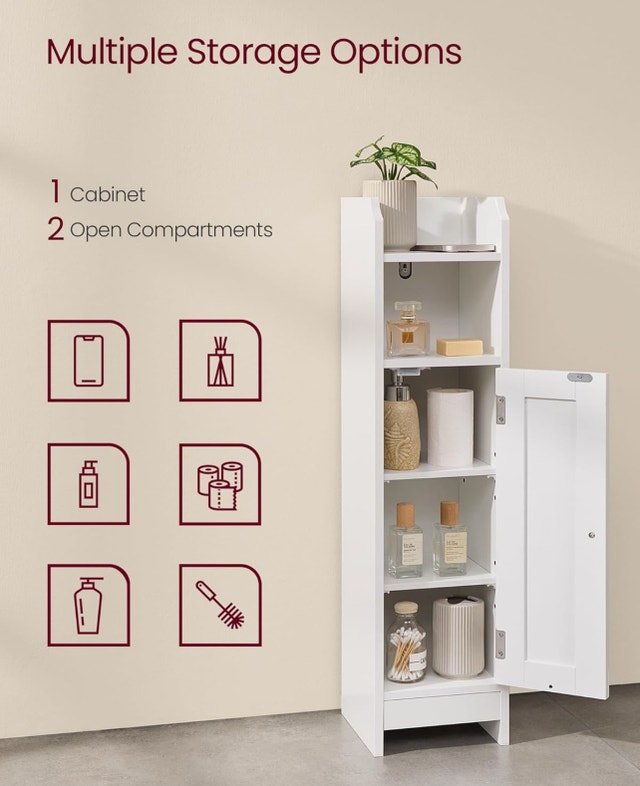VASAGLE Storage Corner Floor Cabinet with Door - photo 3