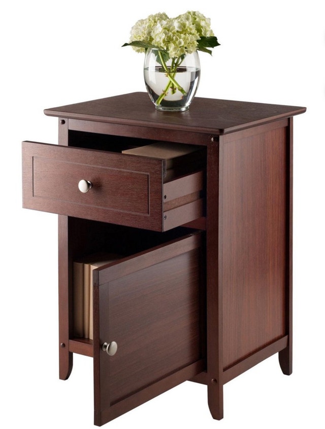 New-Eugene Accent Table Walnut - photo 3