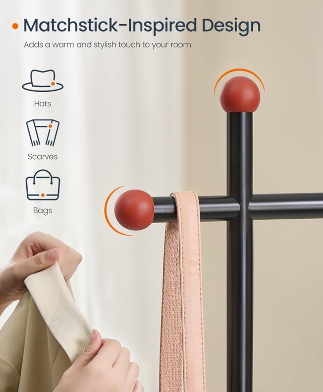New-SONGMICS HOME Clothes Rack, Open Wardrobe - photo 4
