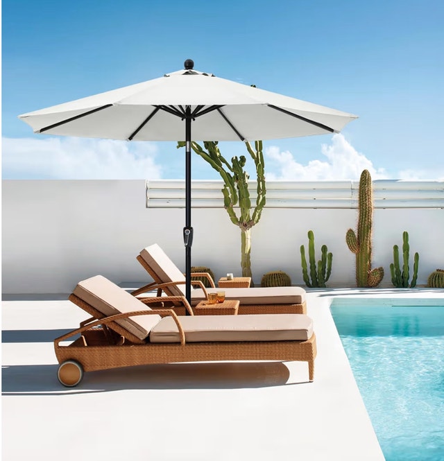 10FT Patio Umbrella - Outdoor Waterproof Table Umbrella - photo 2