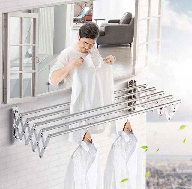 New-Clothes Airer Wall Mounted Clothes Drying Rack