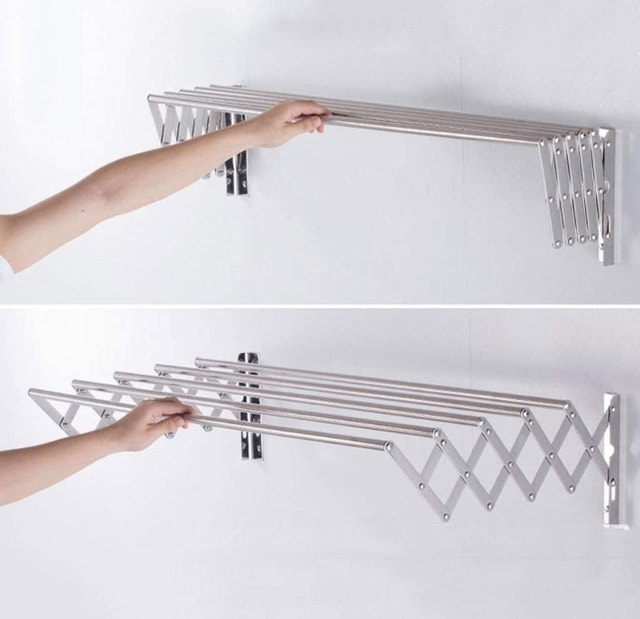 New-Clothes Airer Wall Mounted Clothes Drying Rack - photo 4