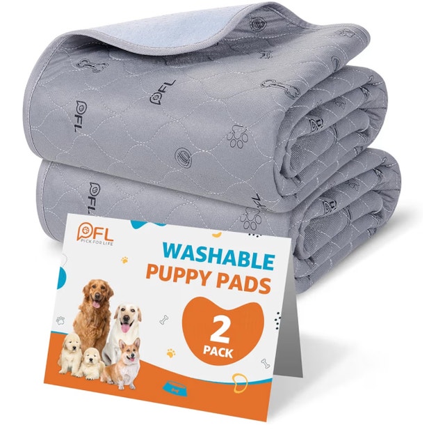 New-Washable Pee Pads for Dogs,Absorbent Reusable Whelping Pads