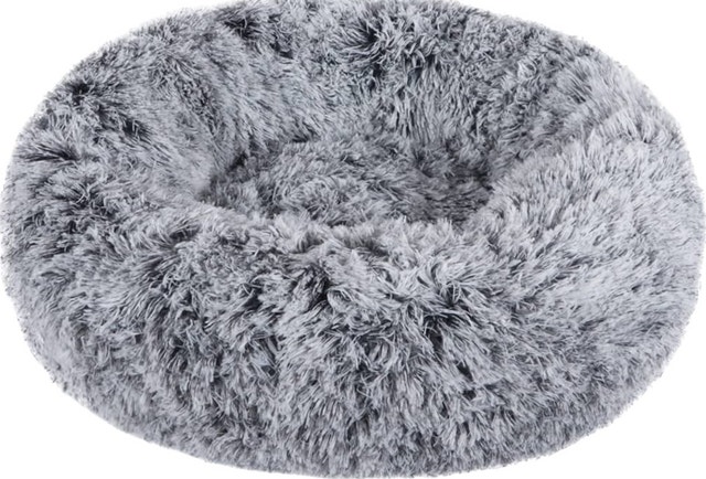 Donut Dog Bed, Cat Calming Bed Anti-Anxiety Round Fluffy