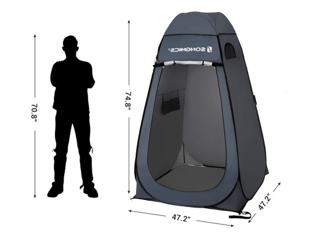 New-SONGMICS Pop up Tent, Privacy Shelter - photo 3