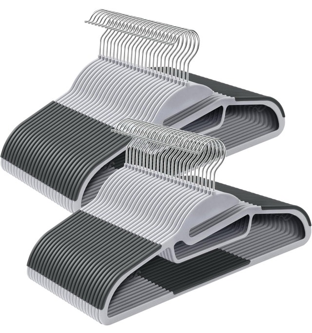 New-SONGMICS 50 Pack Coat Hangers, Heavy-Duty Suit Hanger
