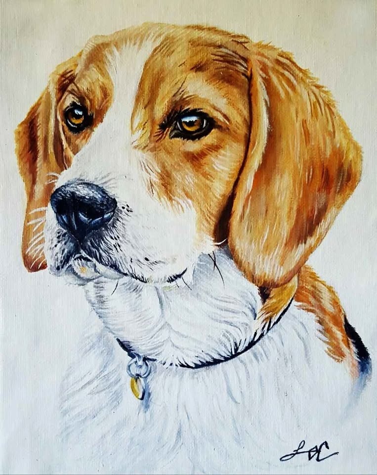 Custom Pet painting wall art 🐾