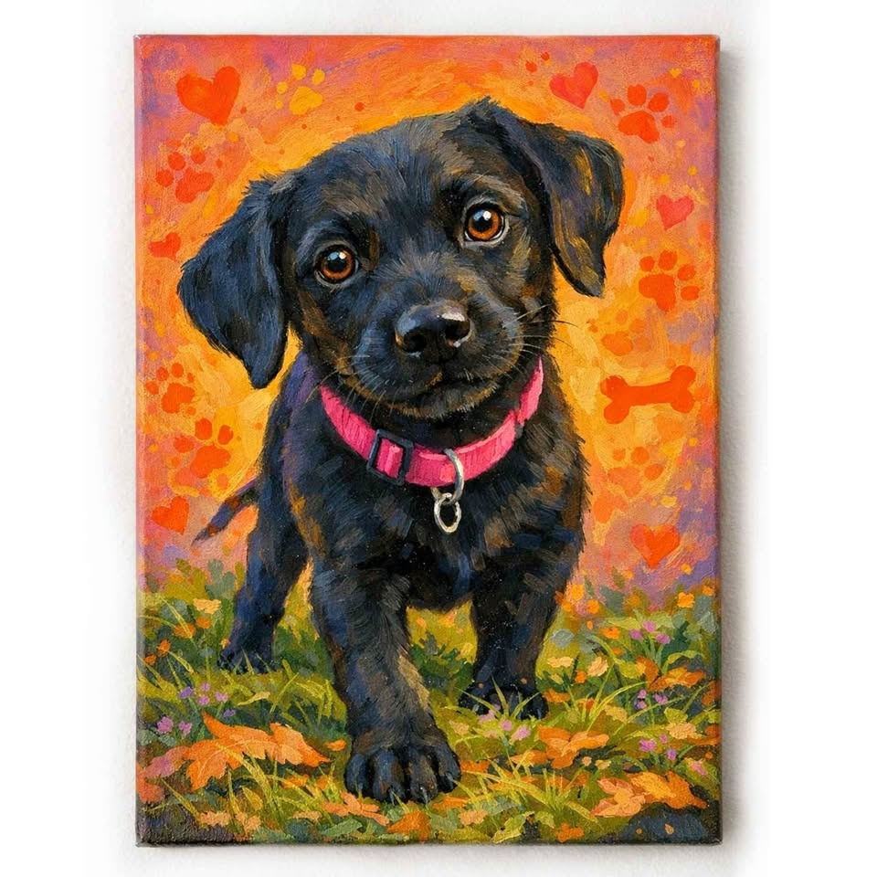 Hand painted Pet Portrait 🐾