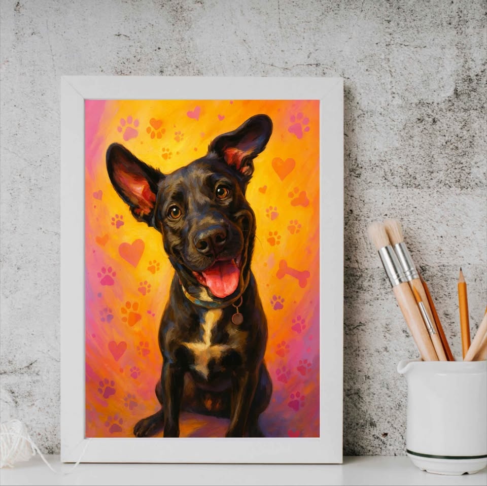 Hand painted Pet Portrait 🐾 - photo 2