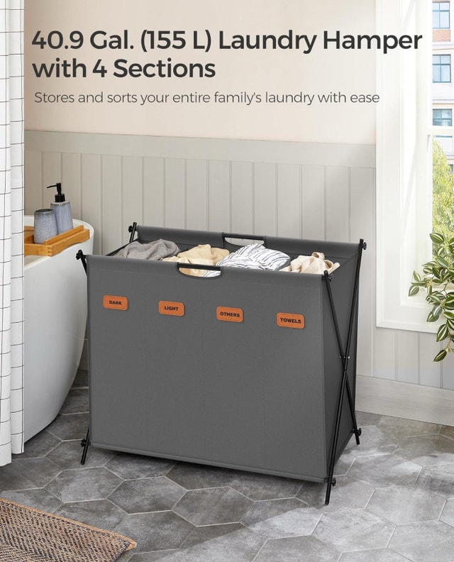 SONGMICS Laundry Hamper - photo 4
