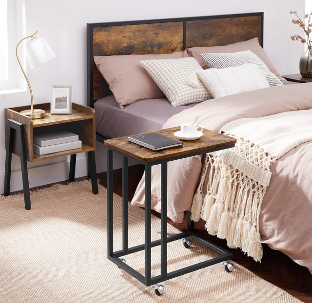 VASAGLE Snack Table, Sofa Side Table, End Table for Coffee etc - photo 3