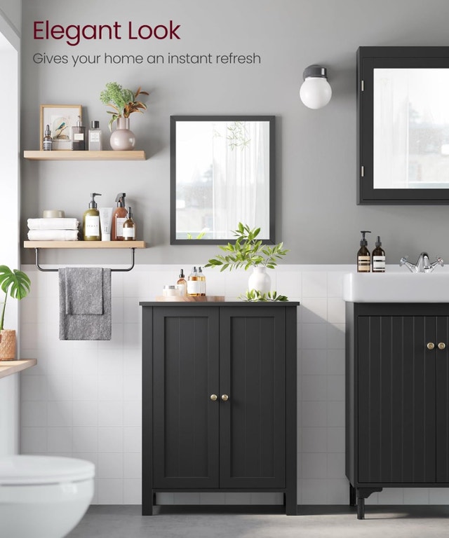 VASAGLE Bathroom Floor Storage Cabinet - photo 3