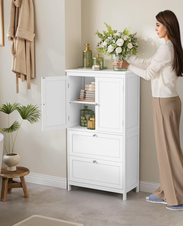 VASAGLE Bathroom Floor Storage Cabinet - photo 2
