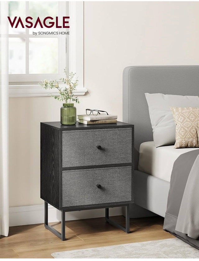 VASAGLE Nightstands, Set of 2, Side Tables for Couch etc - photo 2