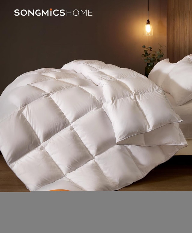 SONGMICS HOME Down Comforter Queen Size 90x90 Inches - photo 3