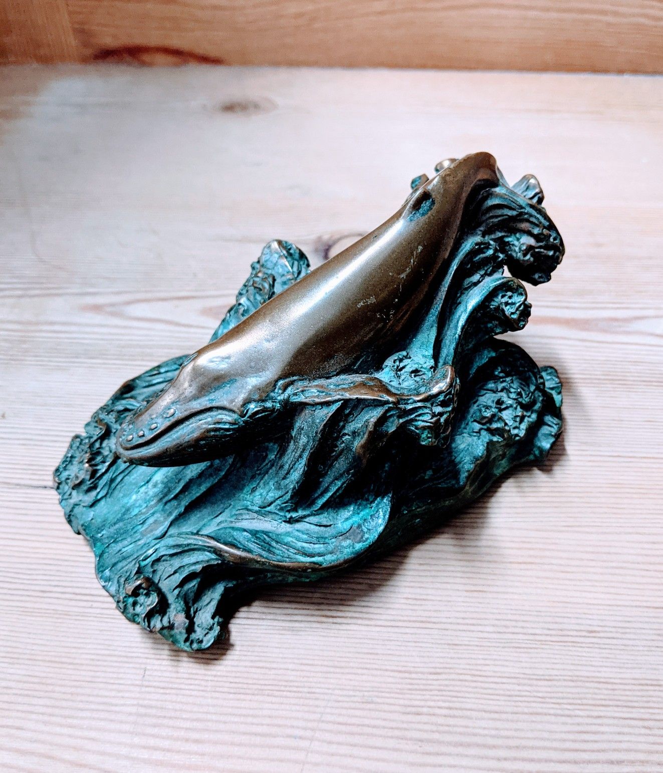 Whale sculpture