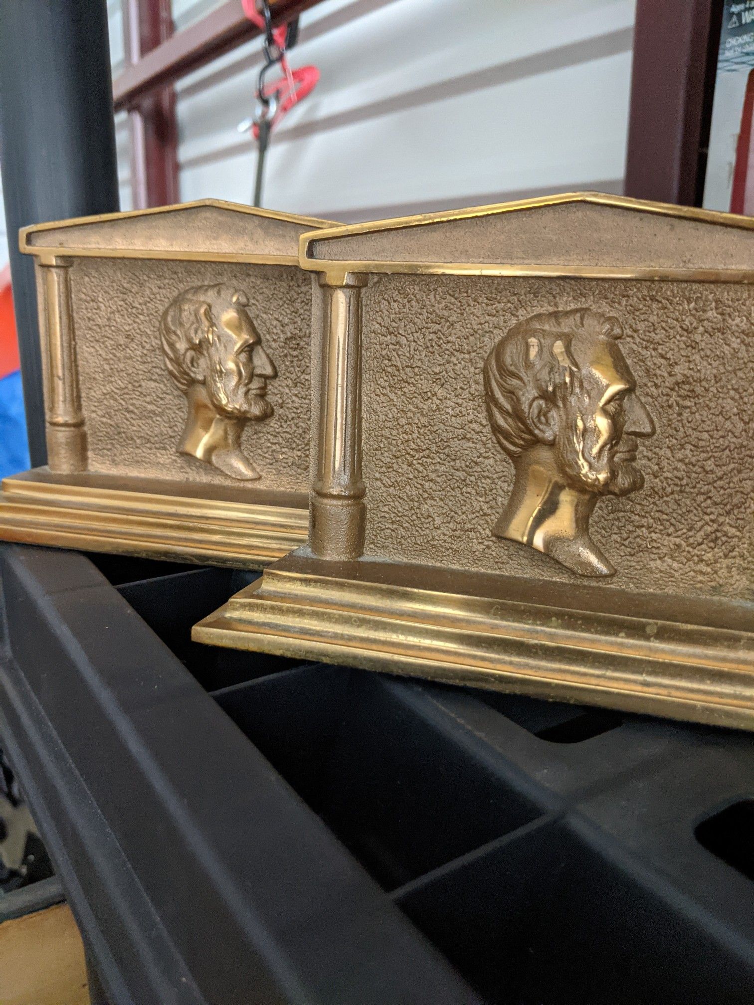 Book Ends Brass
