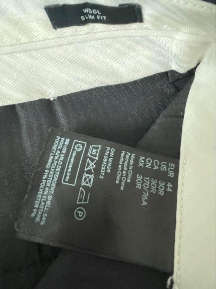 H&M Mens Formal/Suit Pant 30R - photo 4