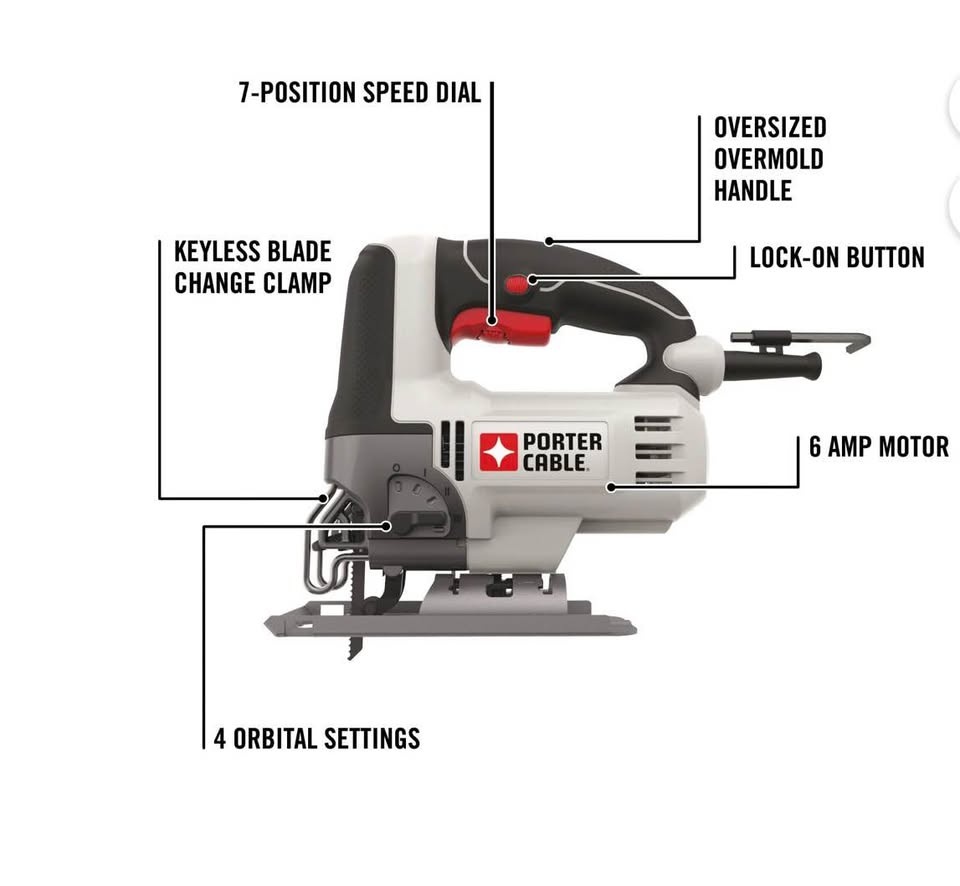 PORTER-CABLE Orbital Jig Saw - photo 5